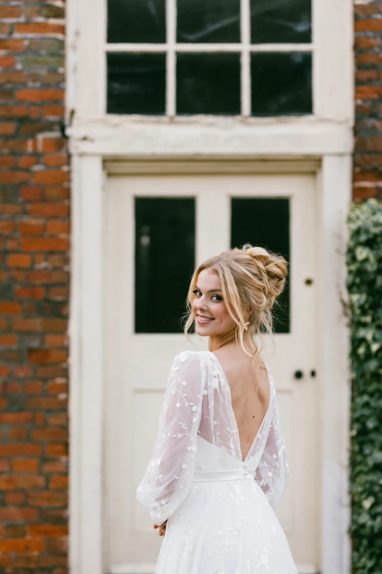 Bridal hair and makeup look created by a Jodie Elleanor School student 10
