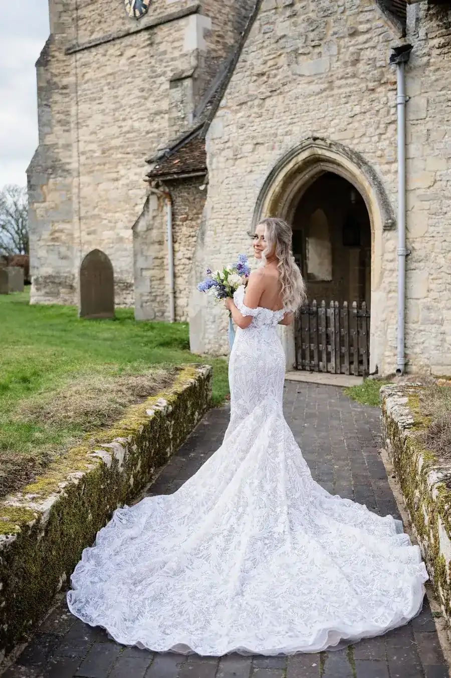 Bridal hair and makeup look created by a Jodie Elleanor School student 13