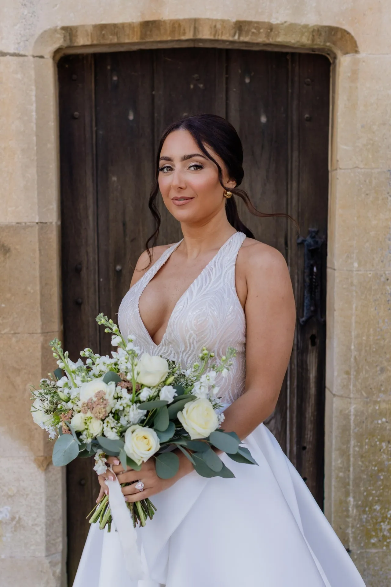 Bridal hair and makeup look created by a Jodie Elleanor School student 3