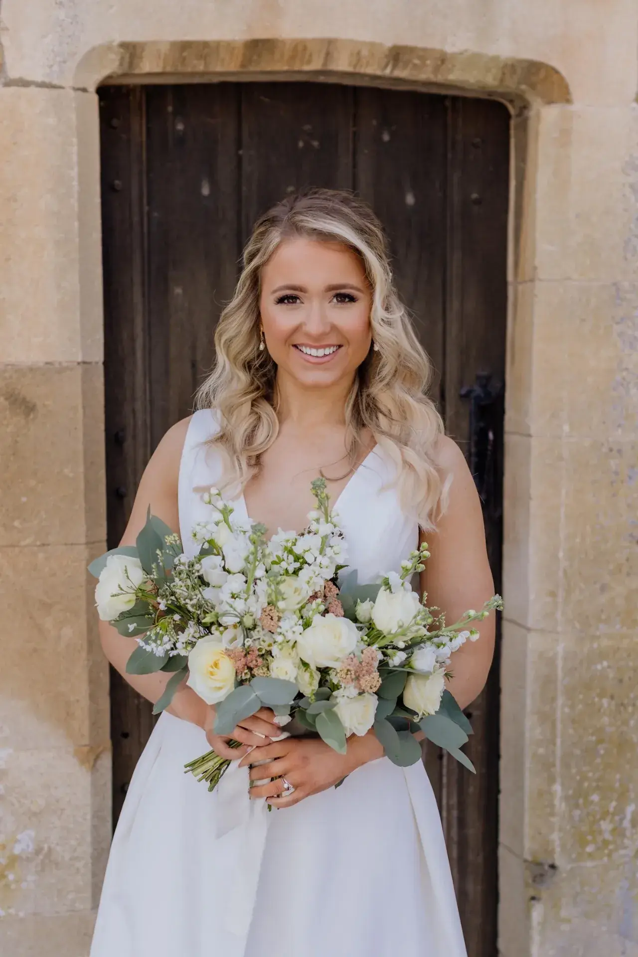 Bridal hair and makeup look created by a Jodie Elleanor School student 4